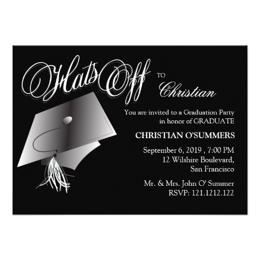graduation dinner invitations