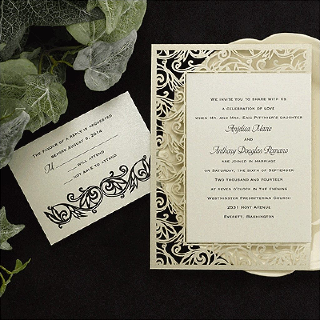 carlson craft wedding invitations