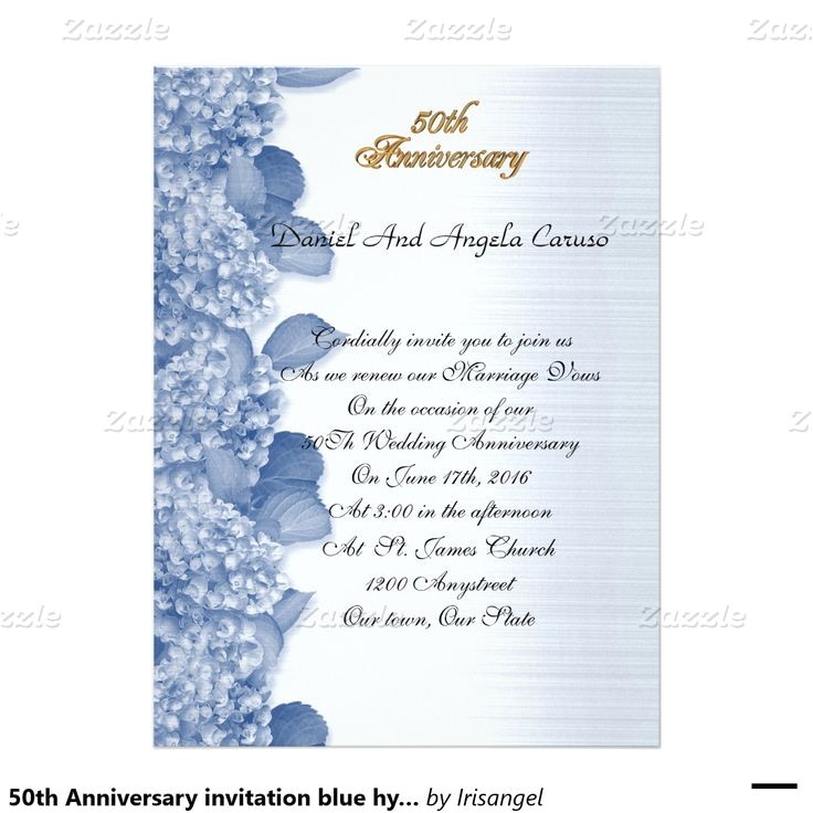 50th anniversary invitations