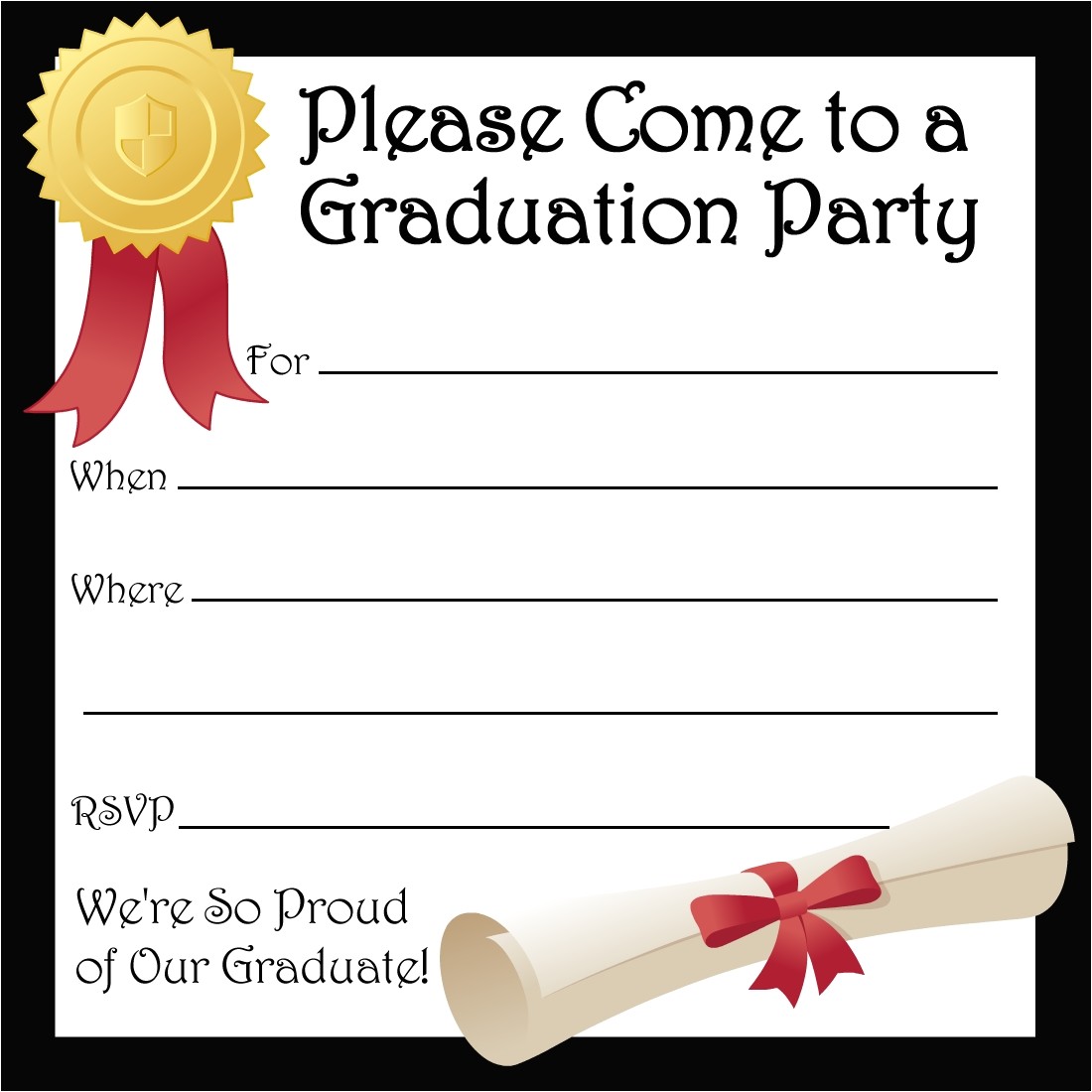 cheap party invitations template
