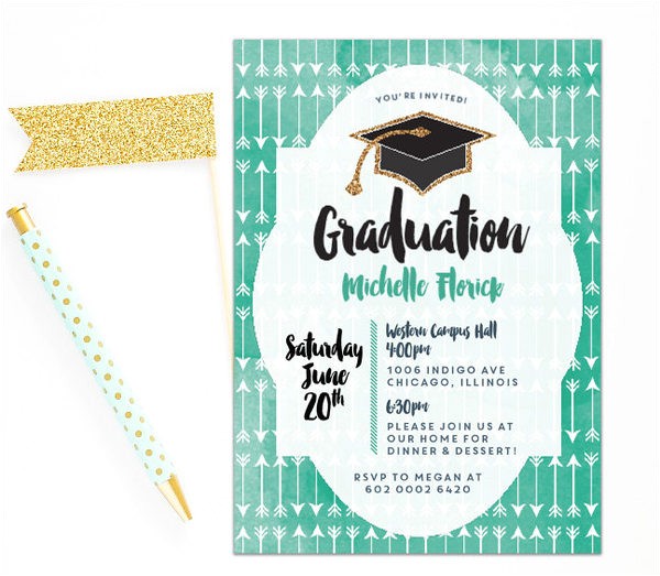 graduation invitation design