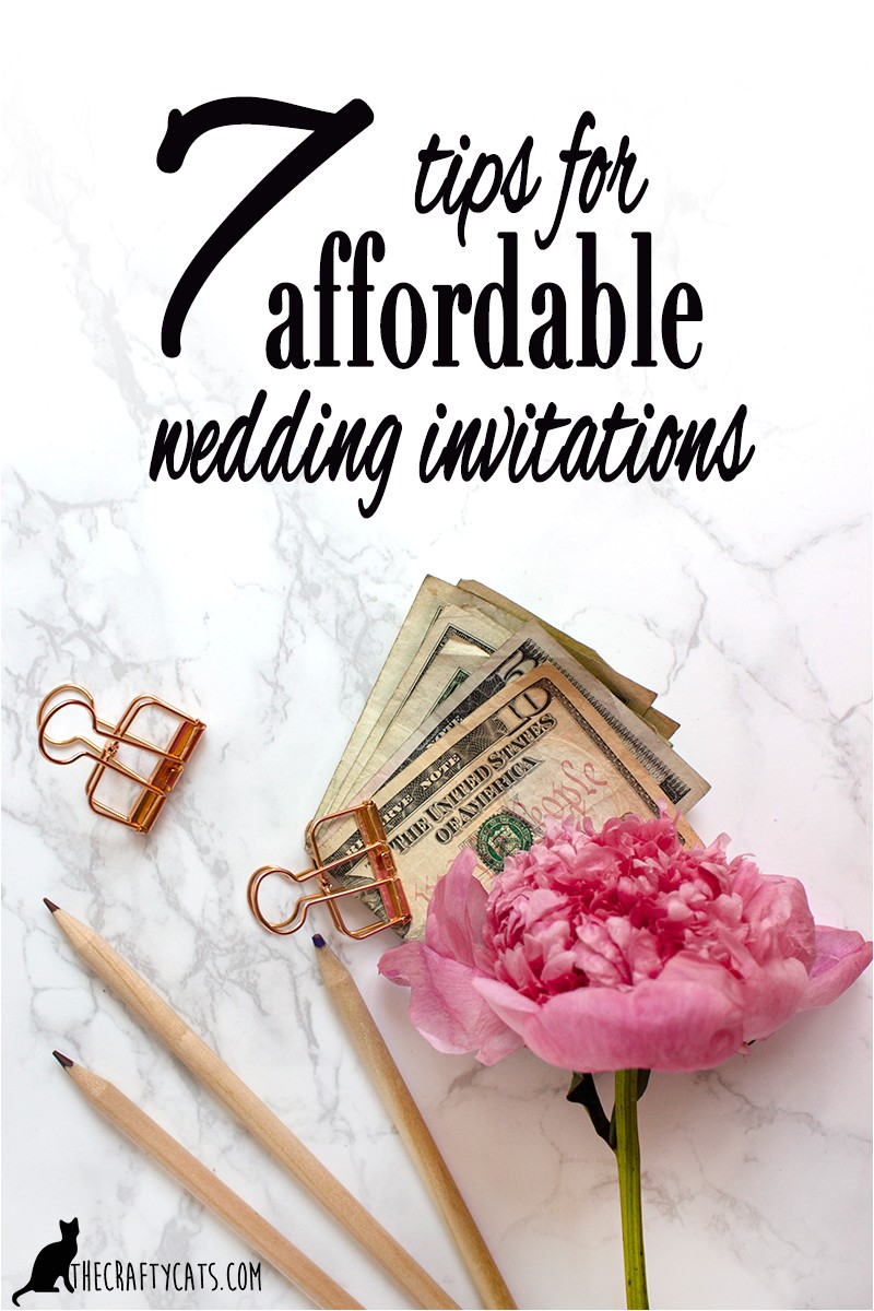 7 tips affordable wedding invitations