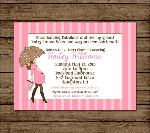 couture baby shower invitation baby