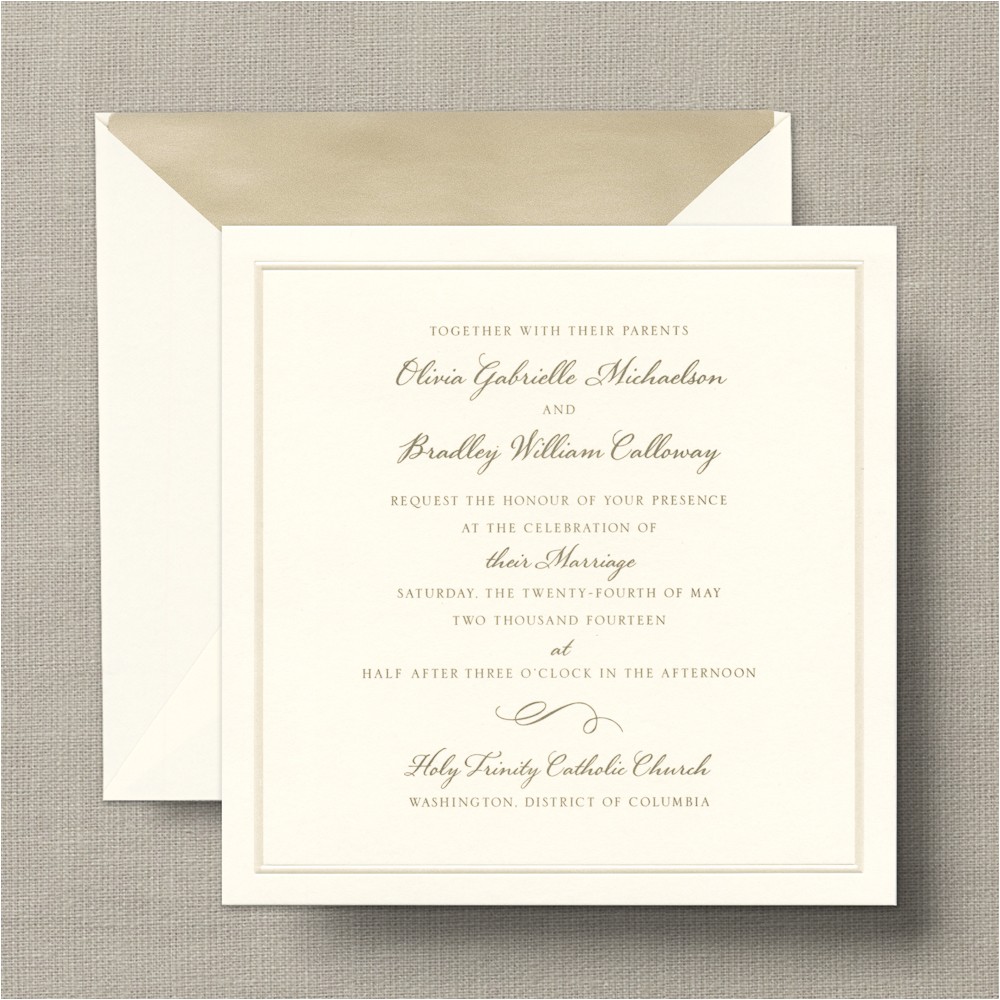 designs crane engraved wedding invitations with crane and