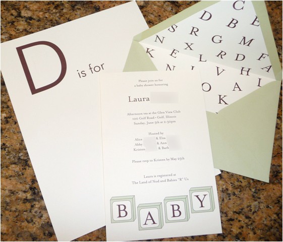 create your own baby shower invitations