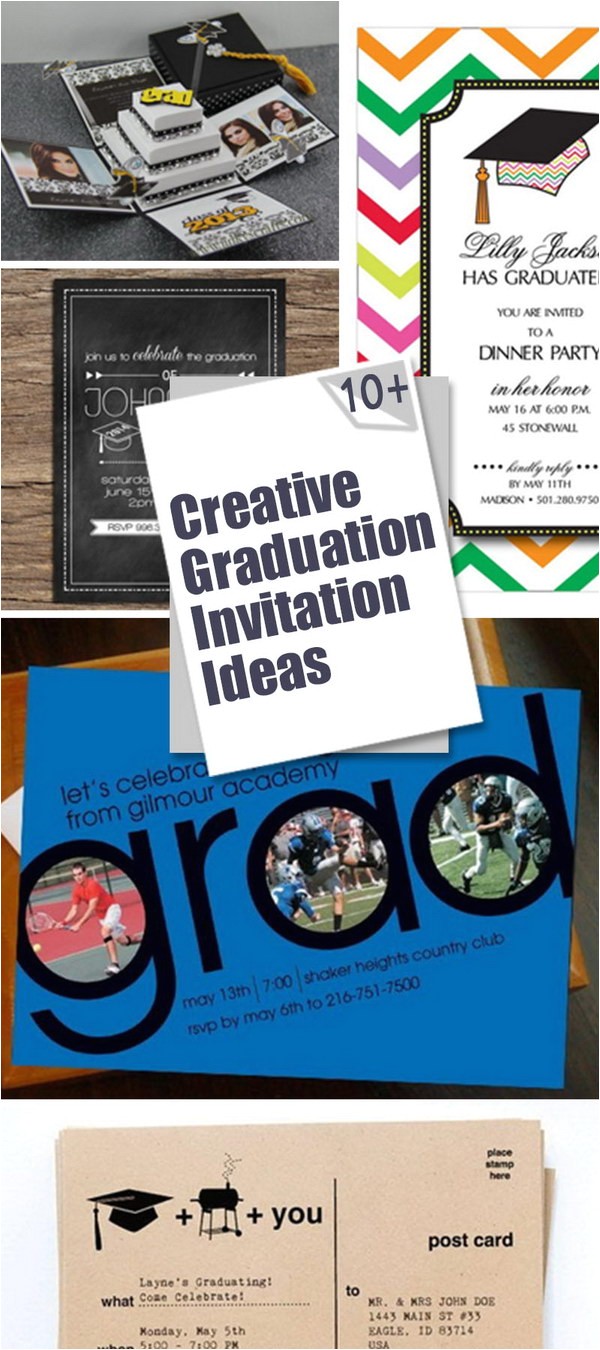 creative graduation invitation ideas