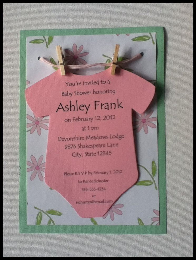 baby shower invitations ideas for girls