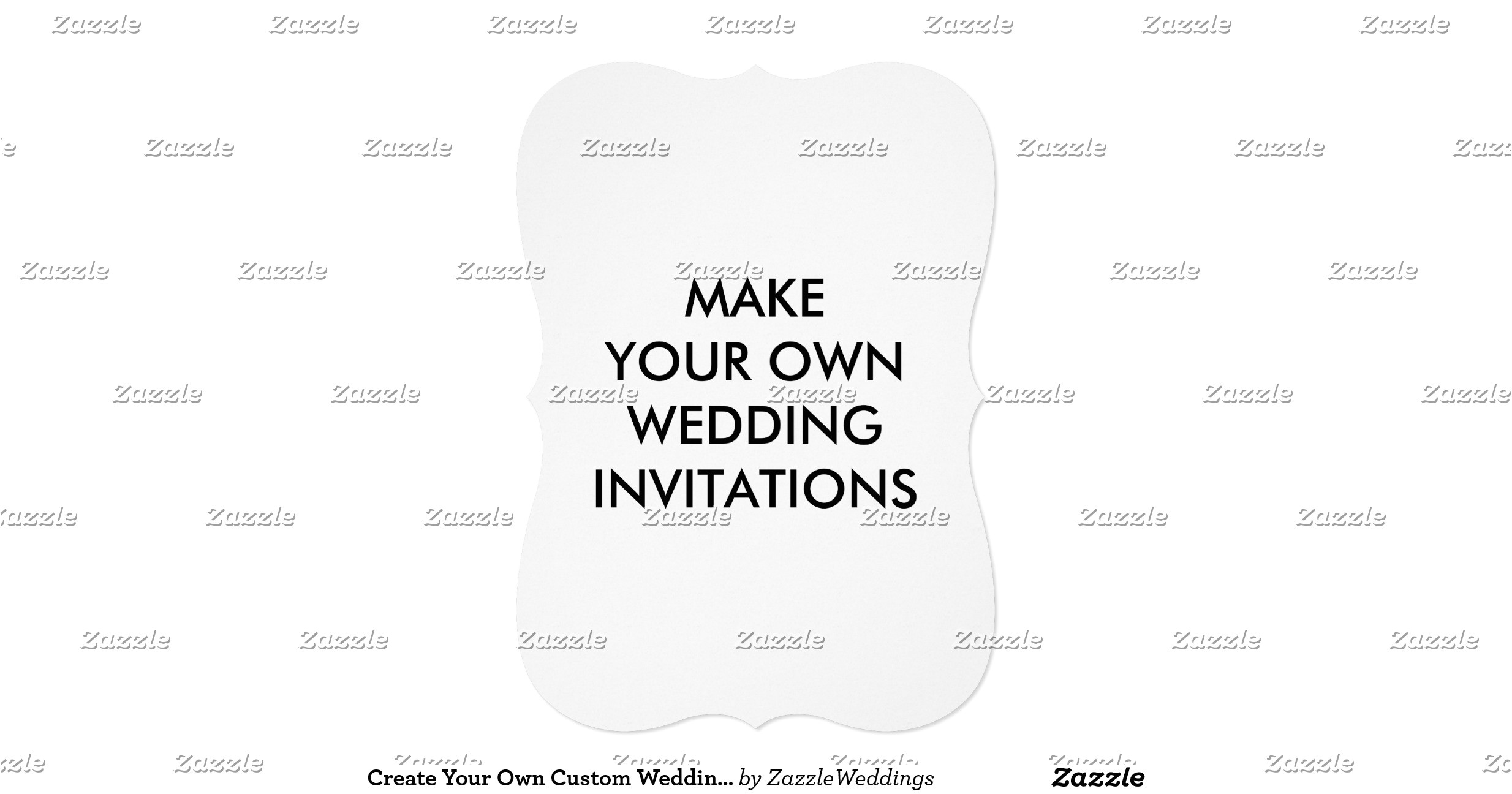 create your own custom wedding invitations 5 x 7 256206939328669080
