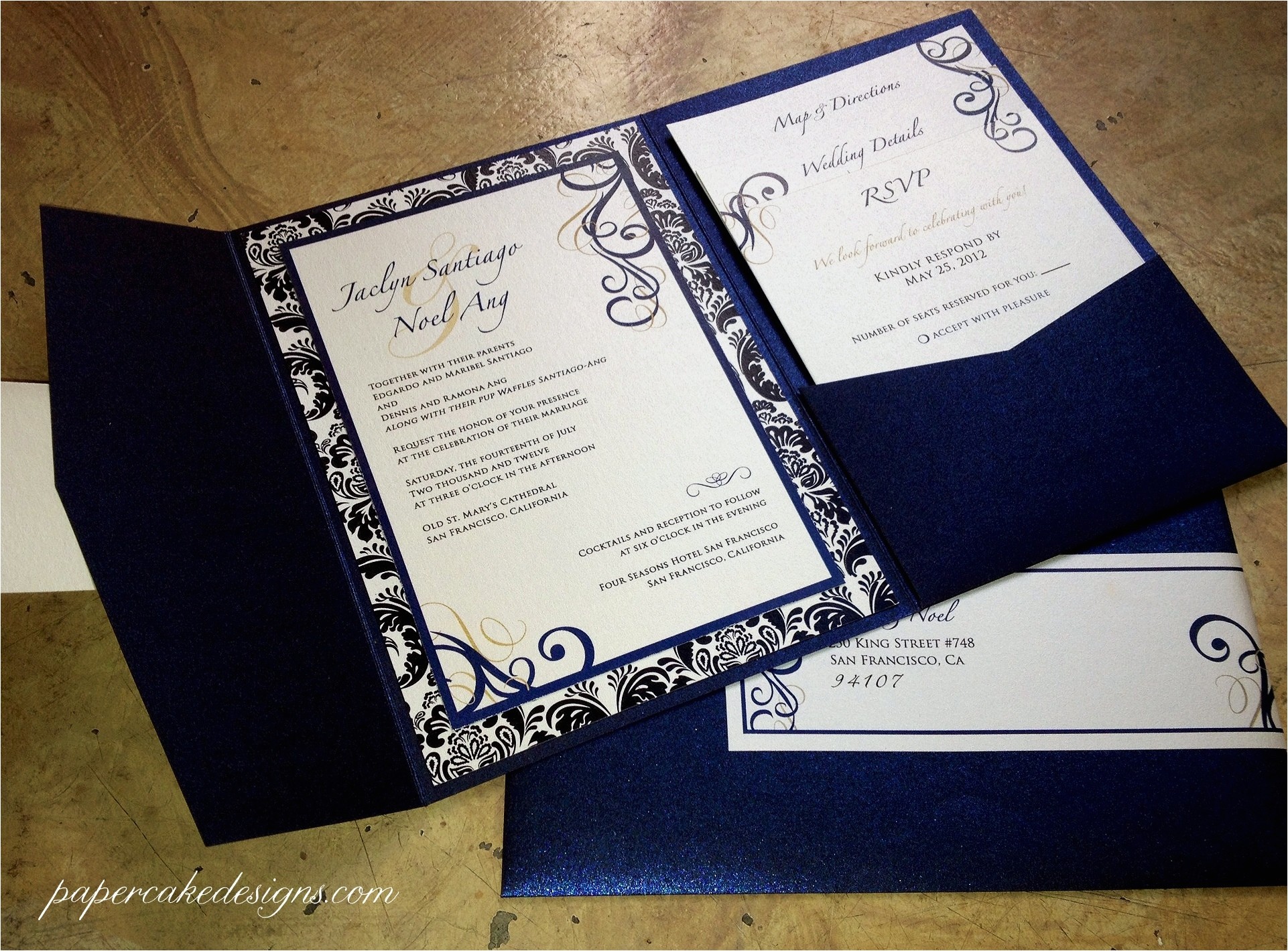 how to make your own wedding invitations template