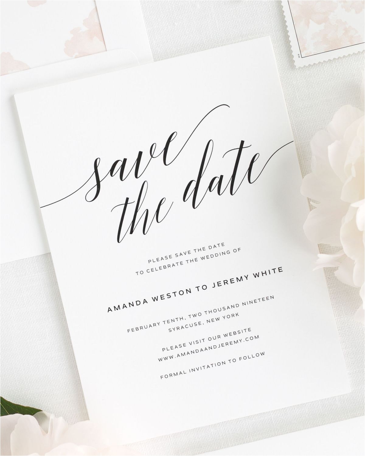 daring romance save the date cards