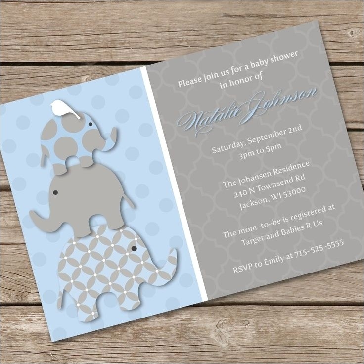 do it yourself baby shower invitations template