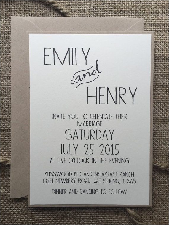 simple wedding invitations best photos