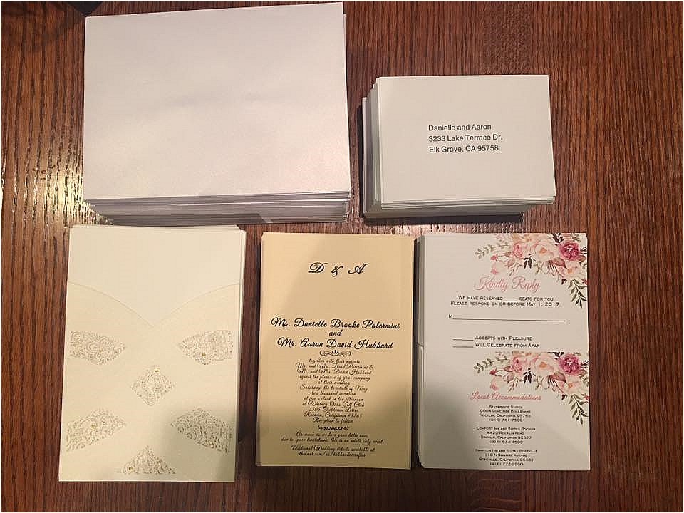 elegant foil stamped laser cut ivory pocket wedding invitations ewws025
