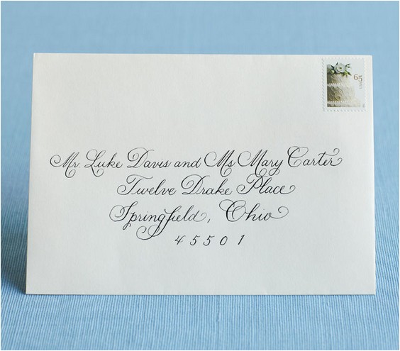 wedding invitation envelope etiquette