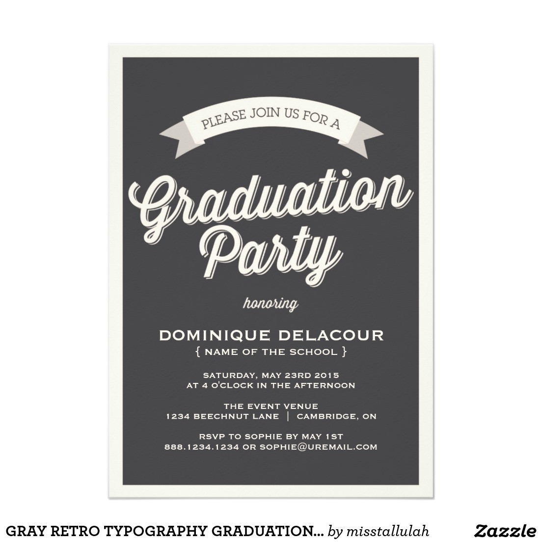 graduation open house invitations