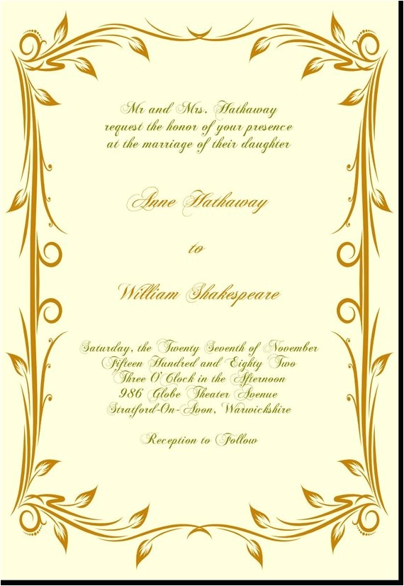 100 wedding invitation sets complete
