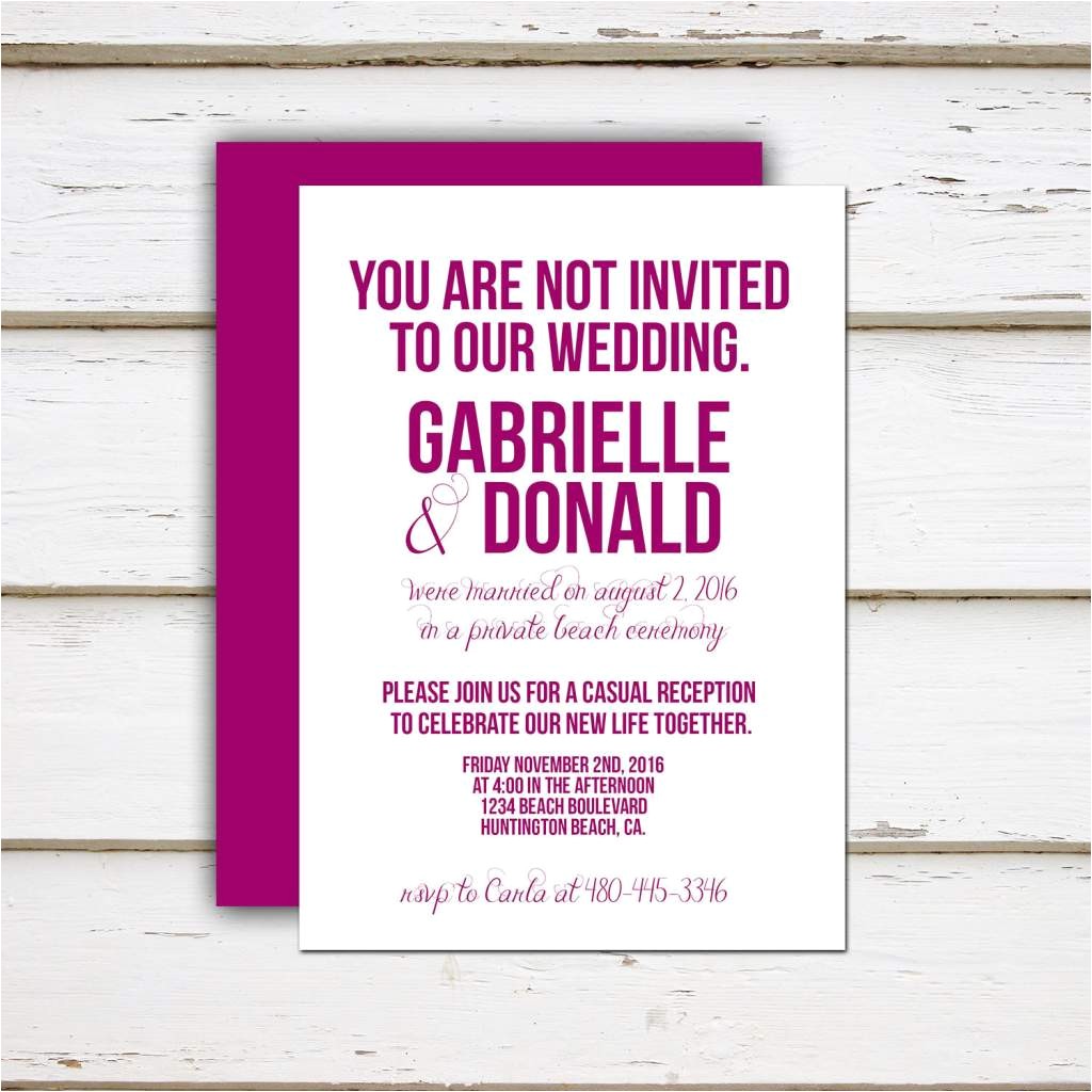 fun wedding invitation wording