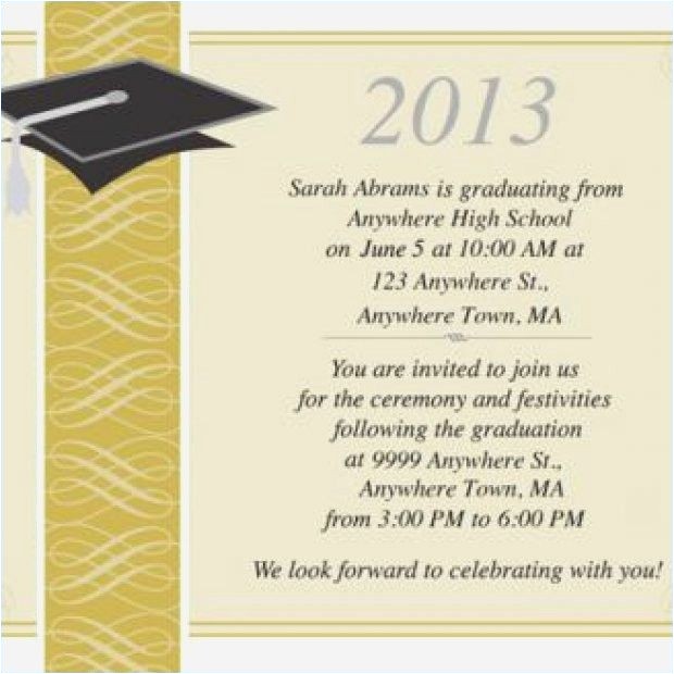 graduation ceremony invitation template
