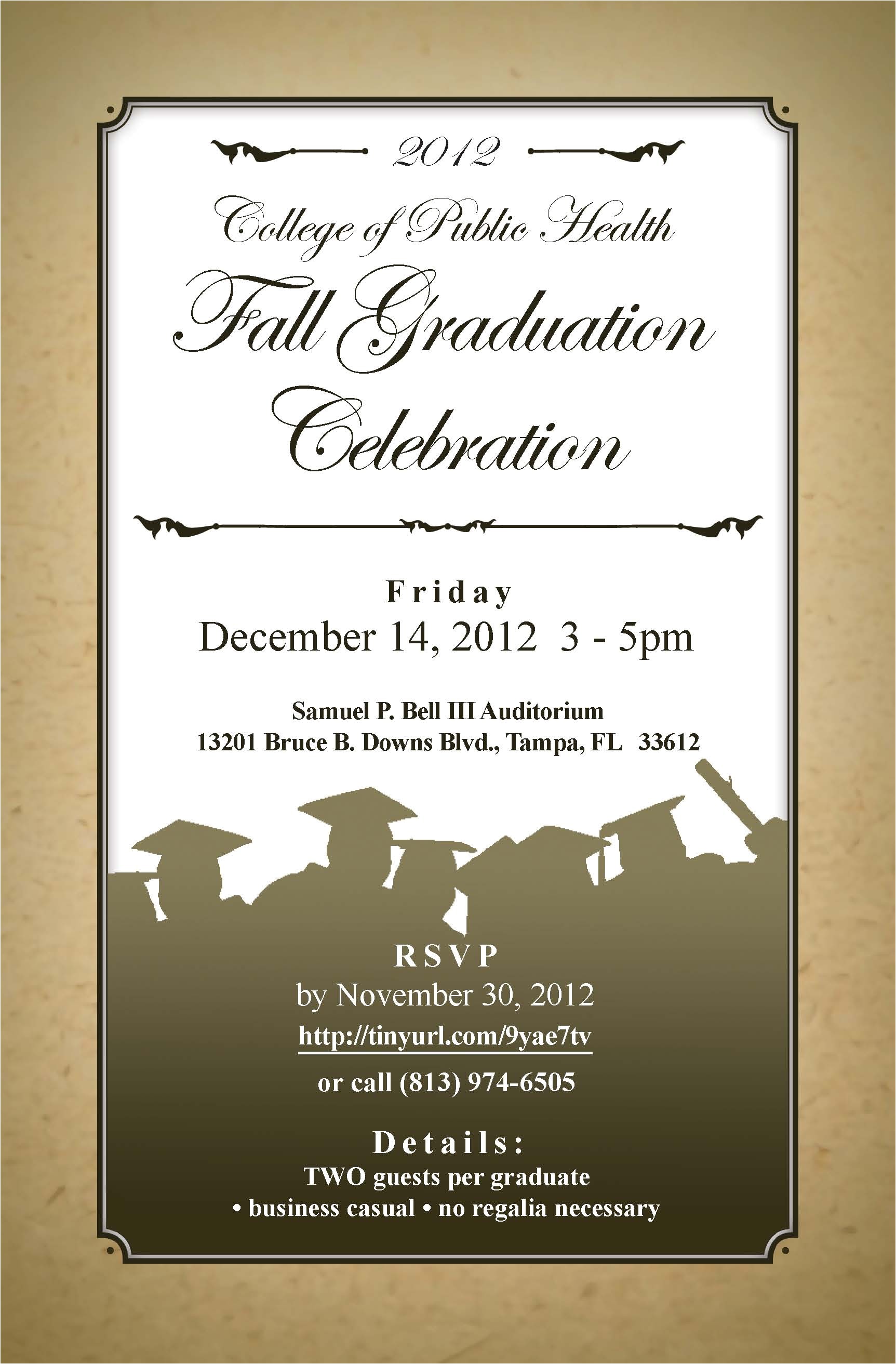 graduation ceremony invitation