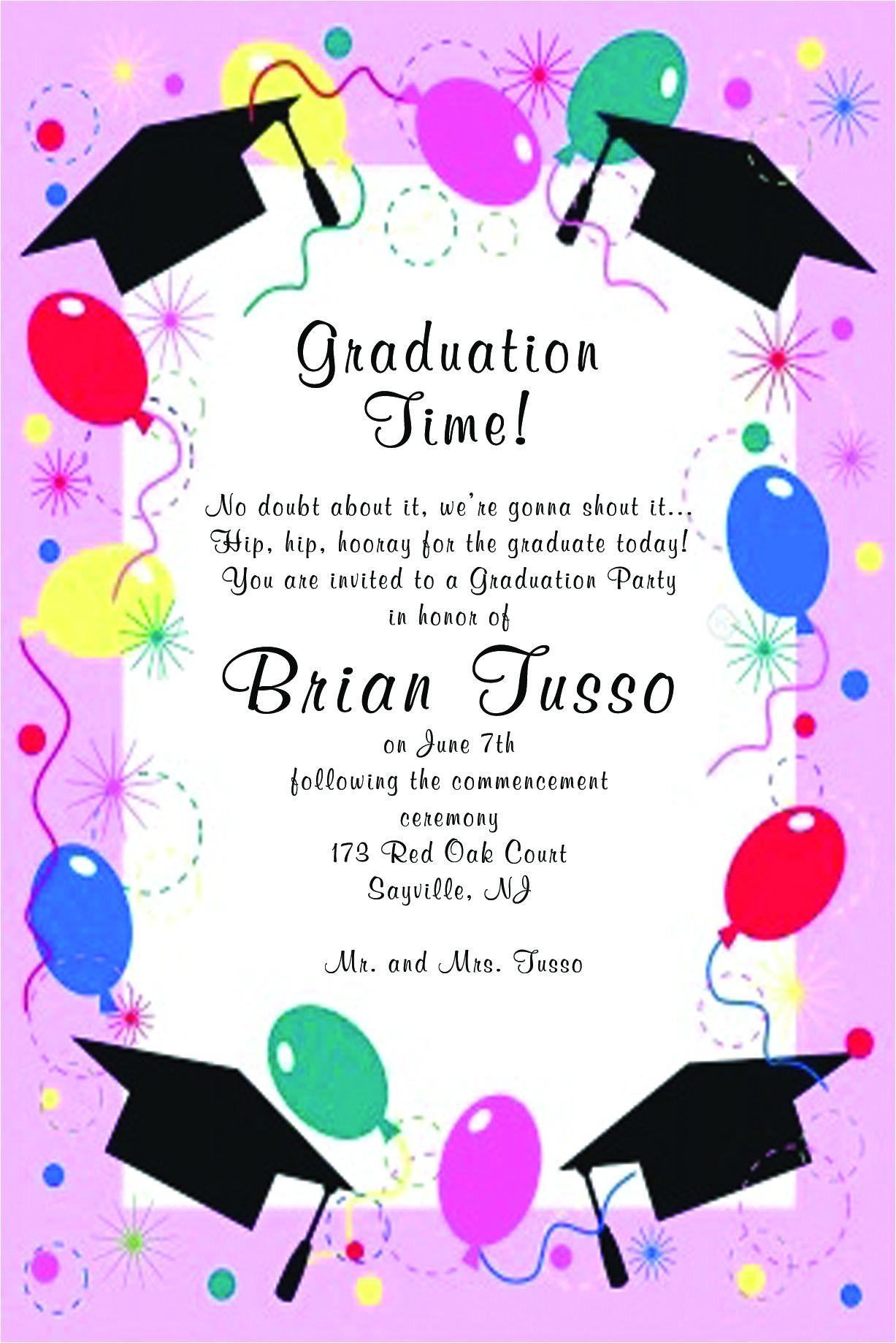 graduation invitations templates