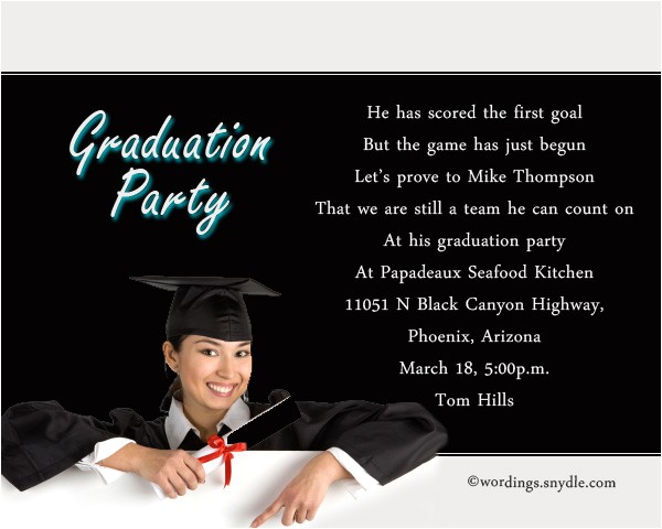 graduation party invitation wording mh comments