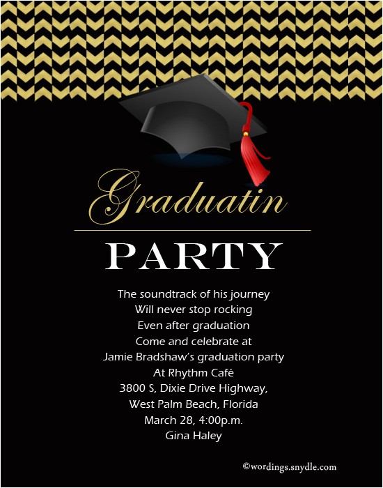 graduation party invitation wording mh comments