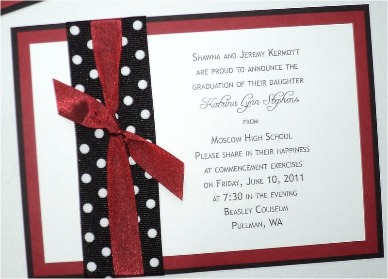 Homemade Graduation Invitations Diy High School Graduation Announcements Wedding