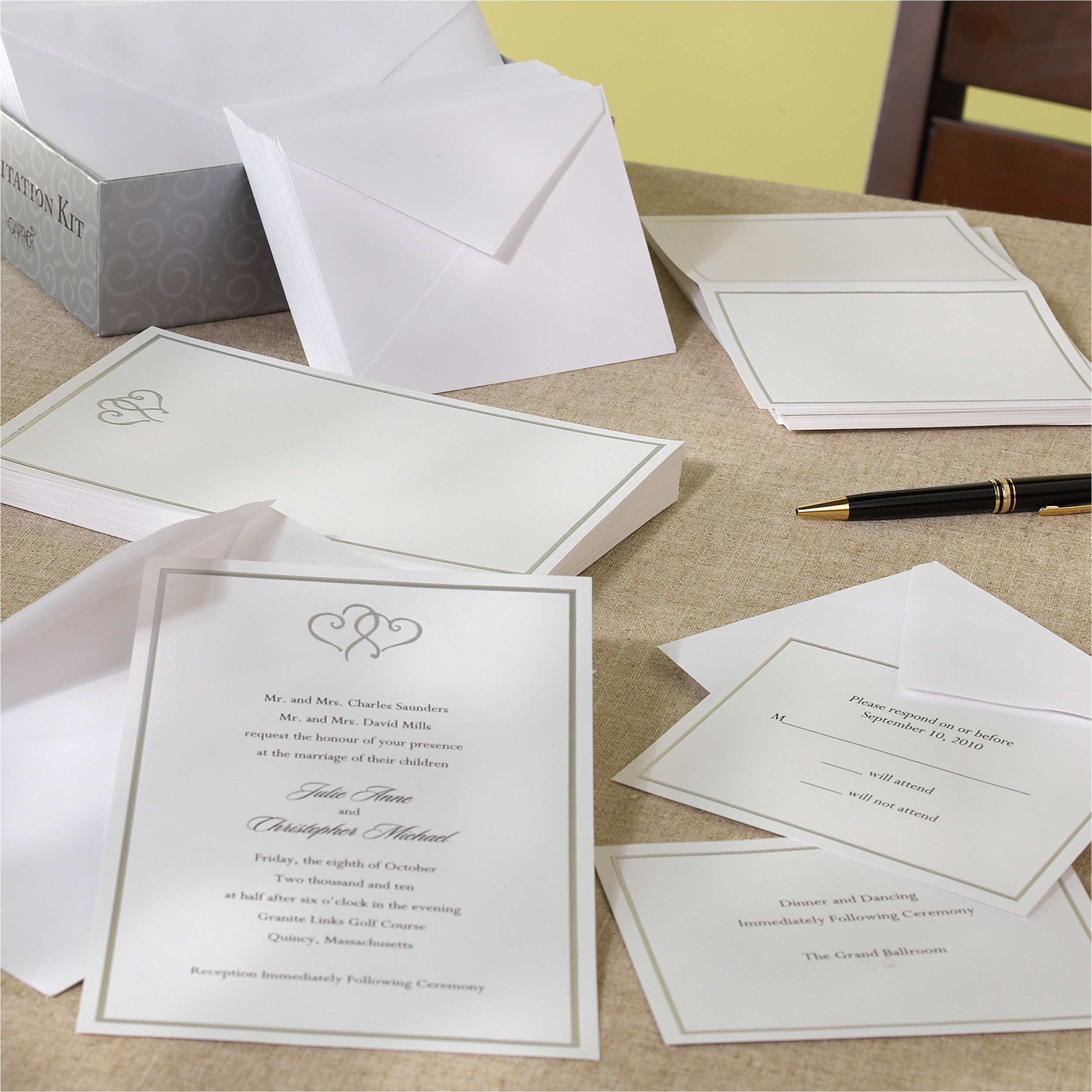 diy wedding invitations kits sale diy wedding invitation kits with invitations rsvp and