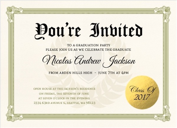 cheap graduation party invitations 2