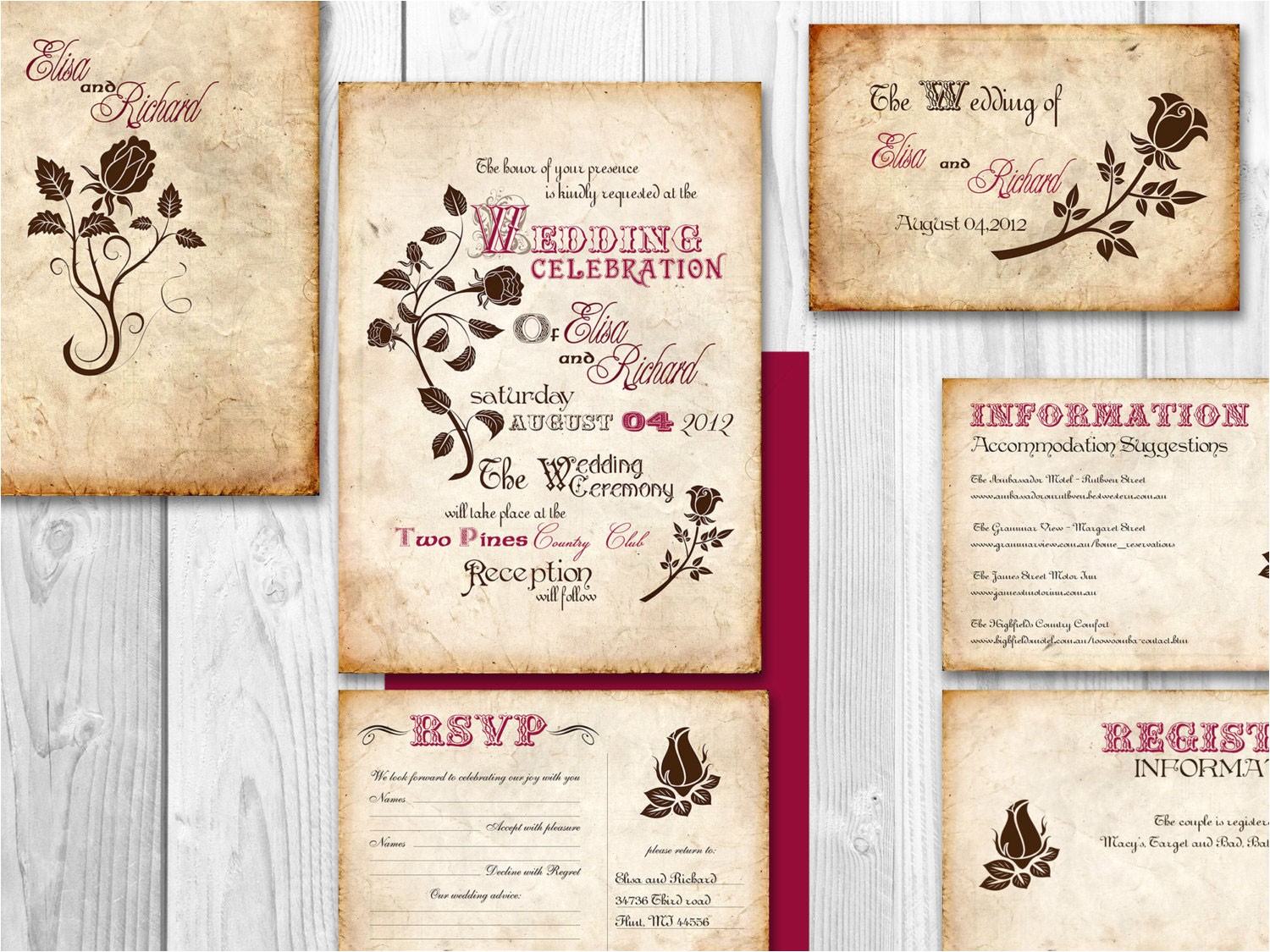 wedding invitations cheap packages