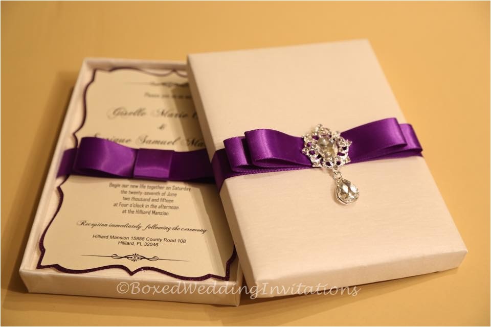 inspirational boxed wedding invitations