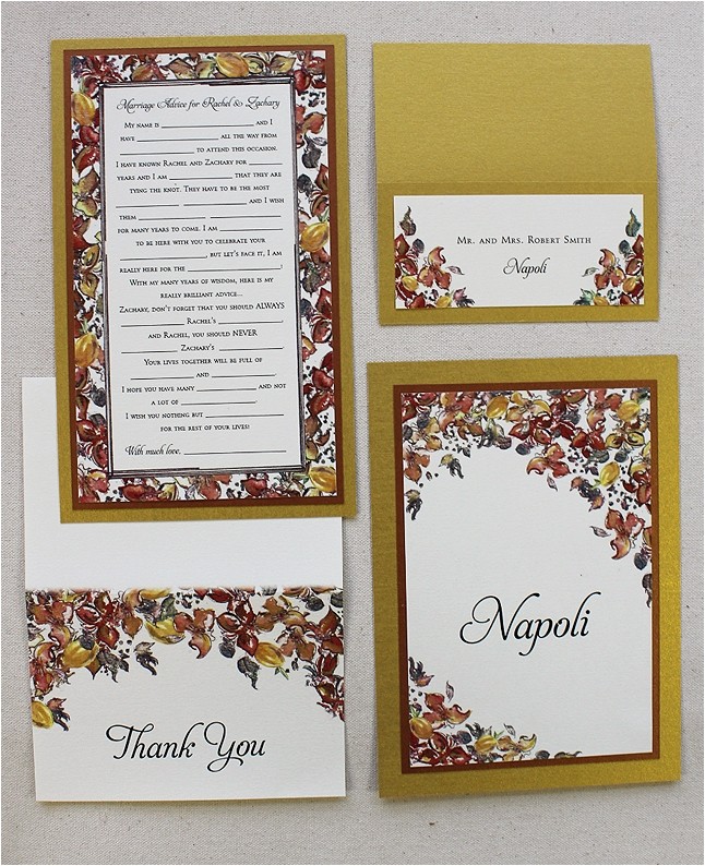 italian themed wedding invitations