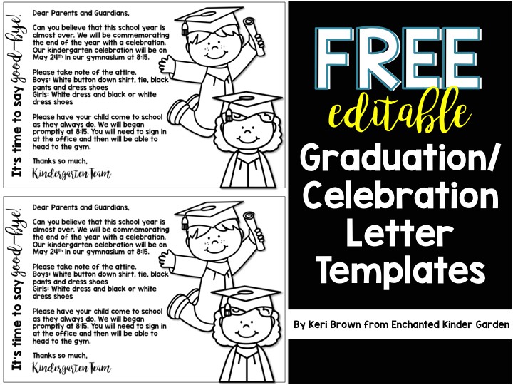free kindergarten graduation invitation template