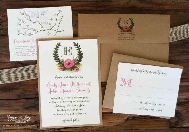 images diy printable rhdrjohnsoninfo set olive green fall rhgenesisgalaxiesinfo rustic kraft paper wedding invitation kit set jpg