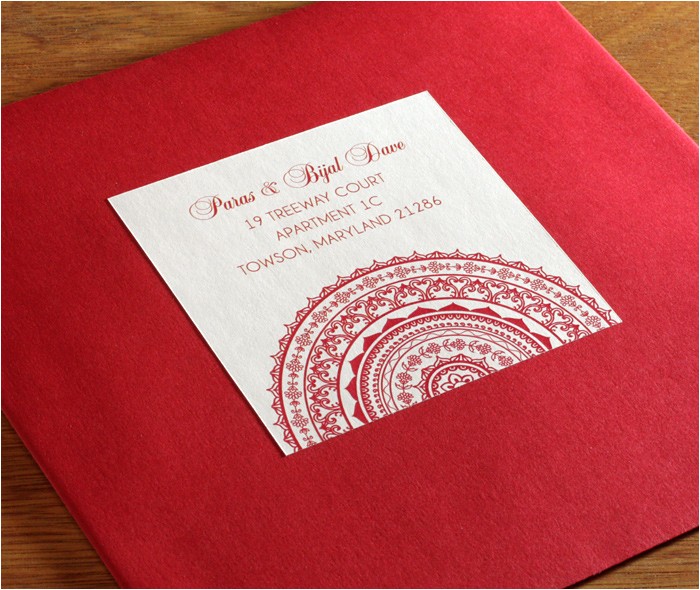 address labels match wedding invitations