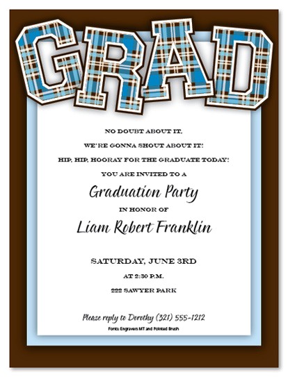 make your own graduation invitations