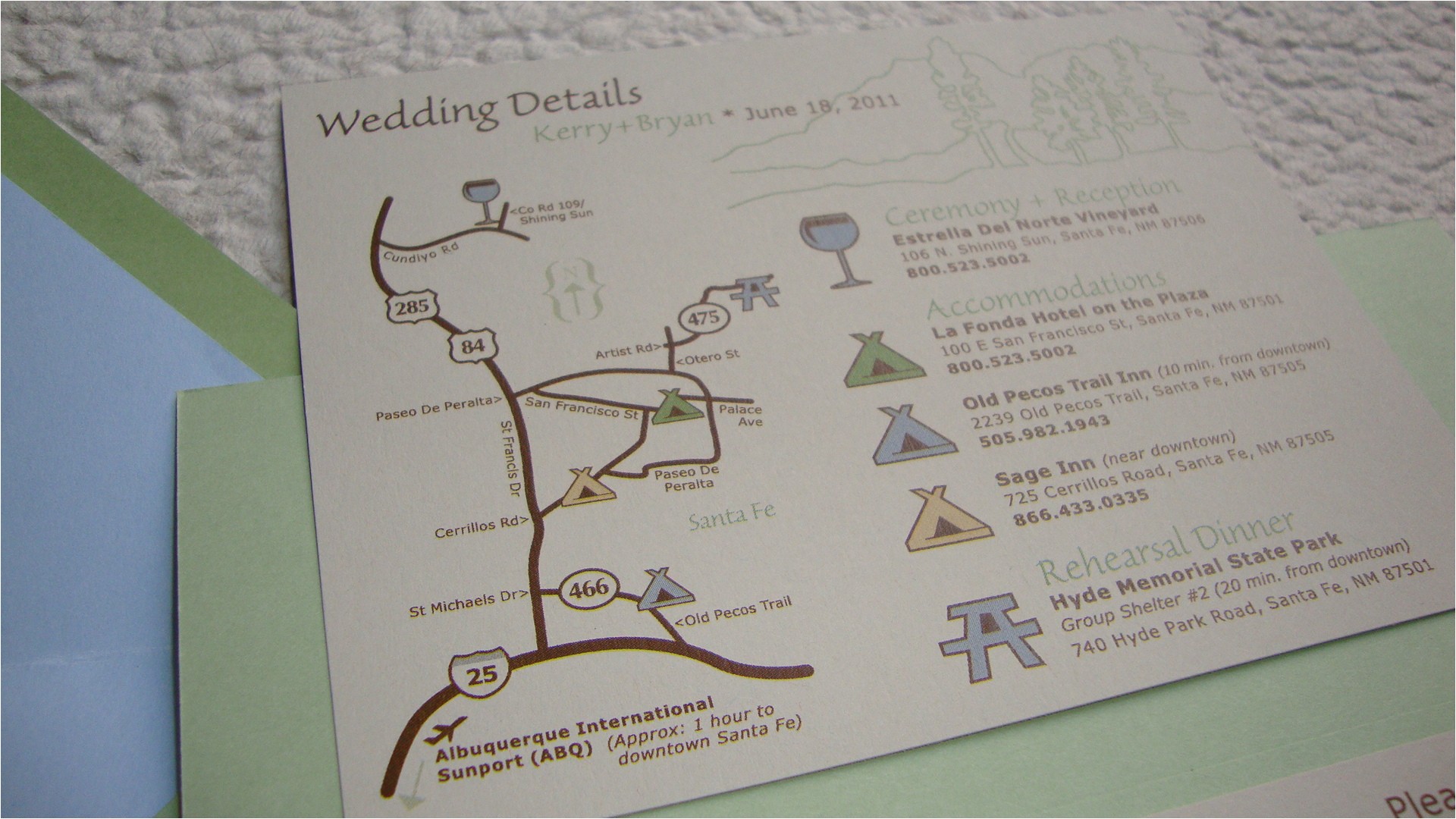 wedding map