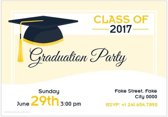graduation party invitation cards