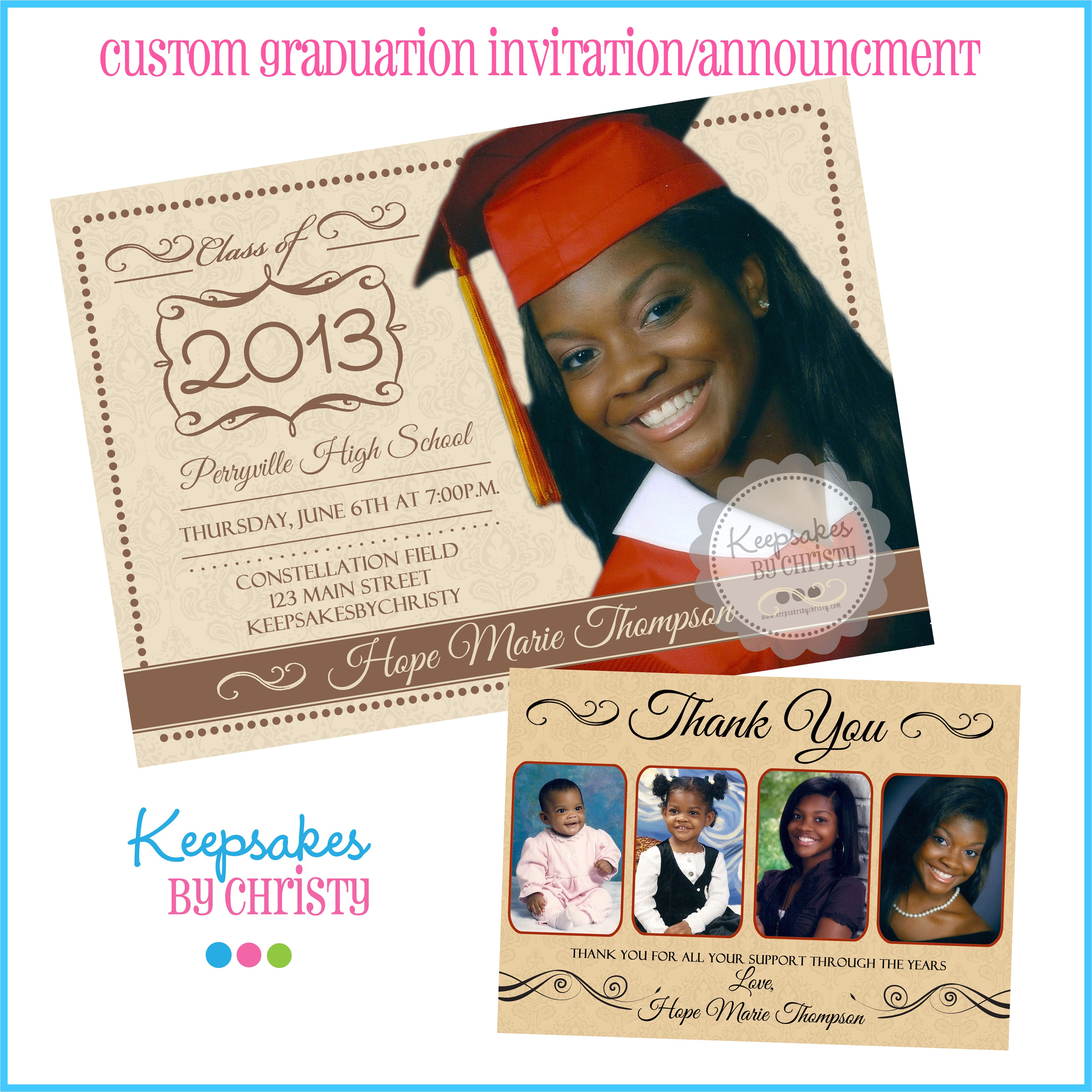 personalized graduation invitations