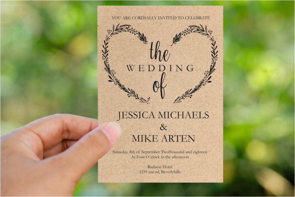 wedding invitation templates free