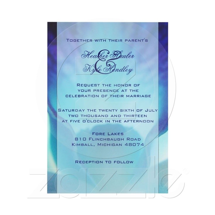 orchid wedding invitations