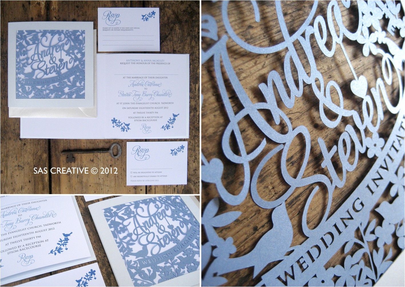 papercut wedding invitations