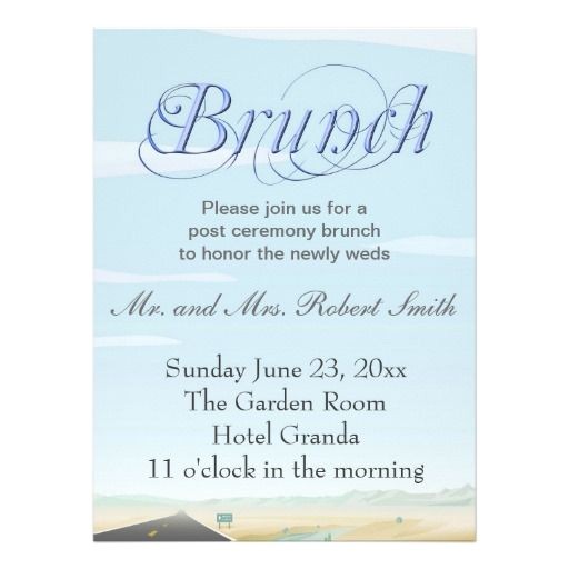 wedding brunch invite