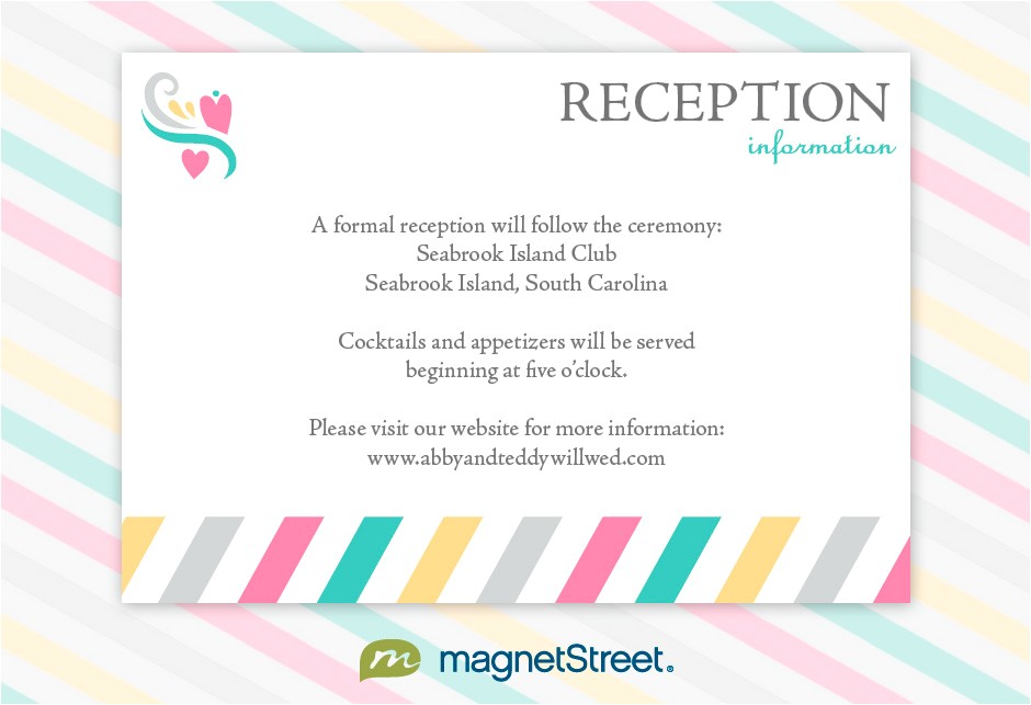 reception invitation wording