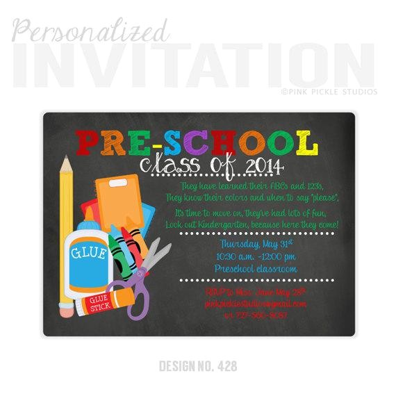 preschool graduation invitations pre