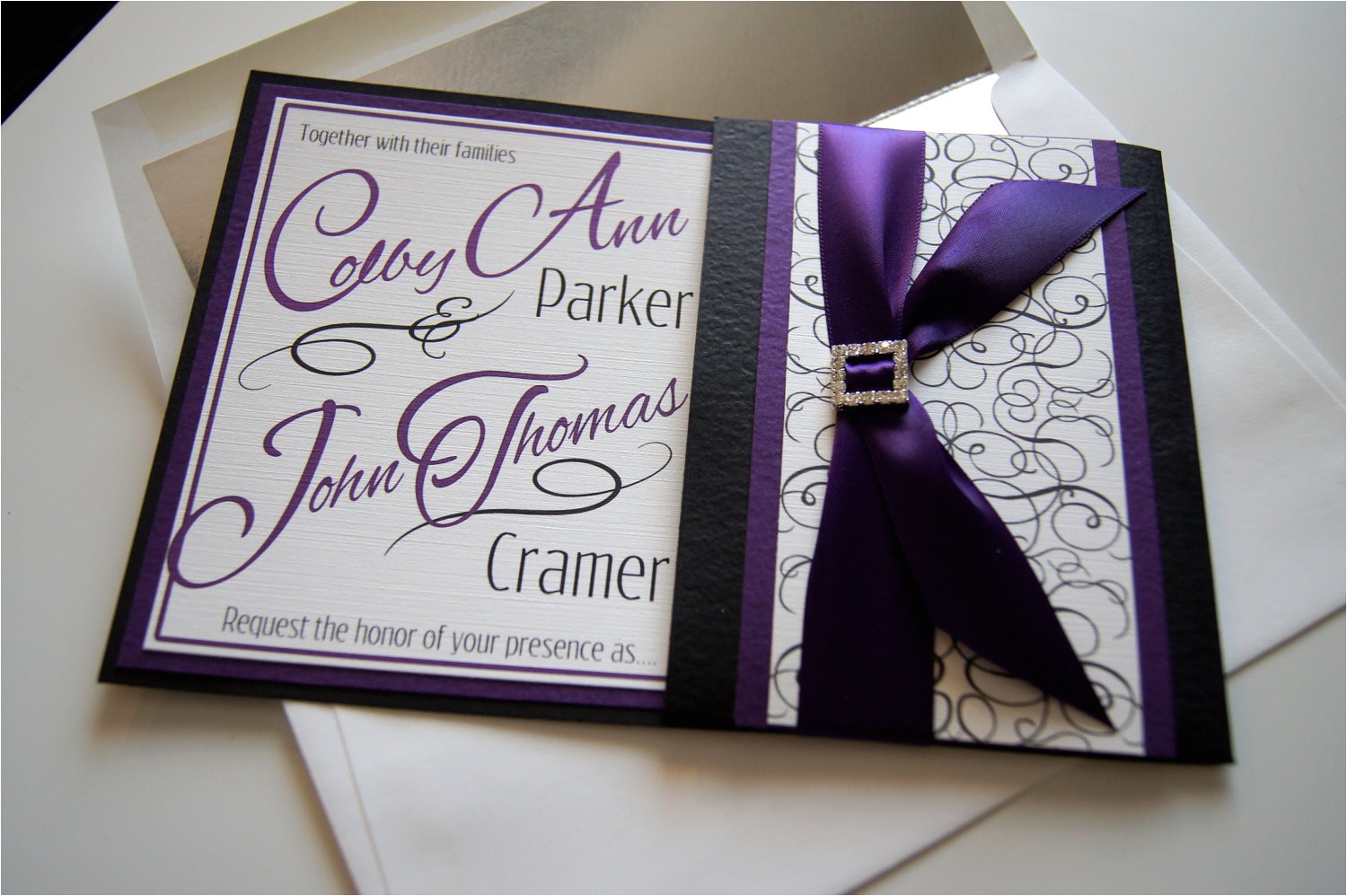 purple and black wedding invitations is the fresh ideas of impressive wedding invitation with purple wedding invitations