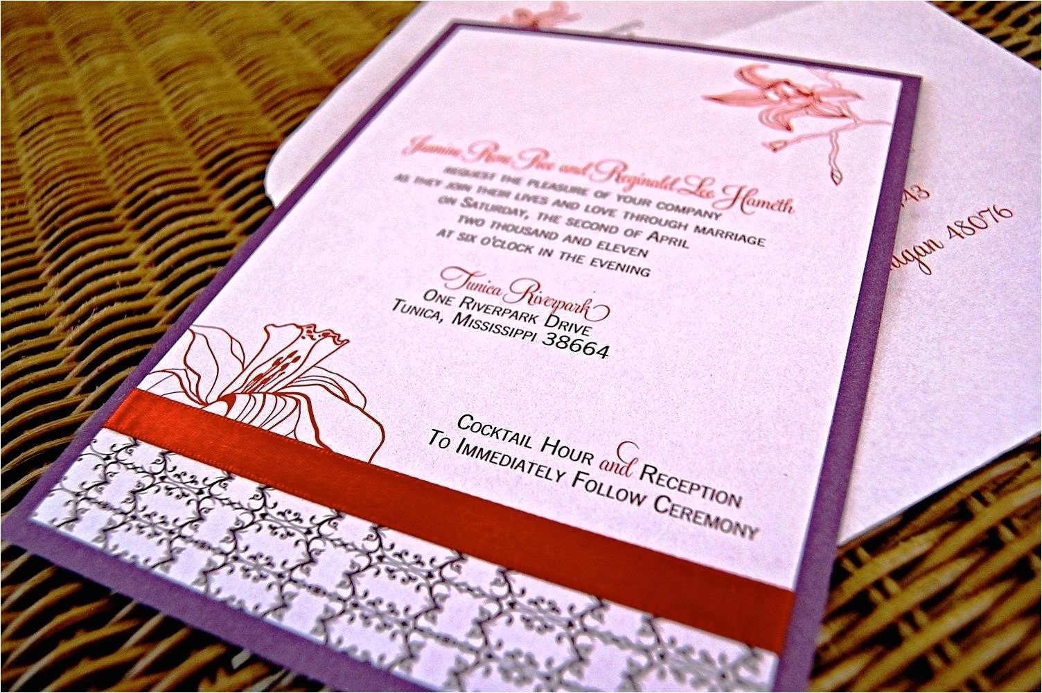 wedding invitation wording reception to follow