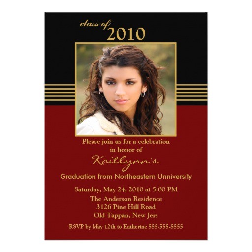 search q red and black graduation invitations form restab