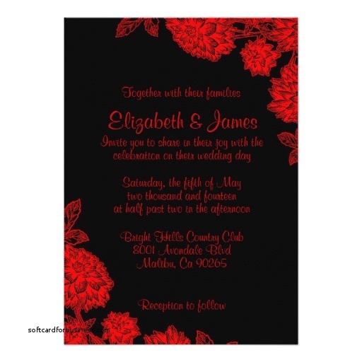 red and black wedding invitations cheap best of black white and red wedding invitation 5quot x 7quot invitation