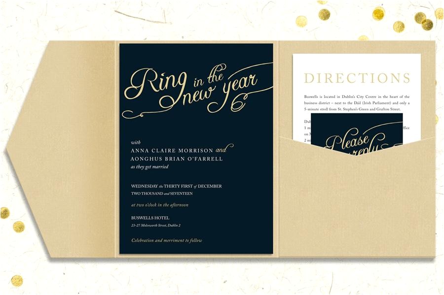 typography wedding invitations